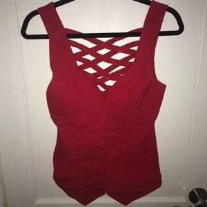 Sexy Red Padded VS Top